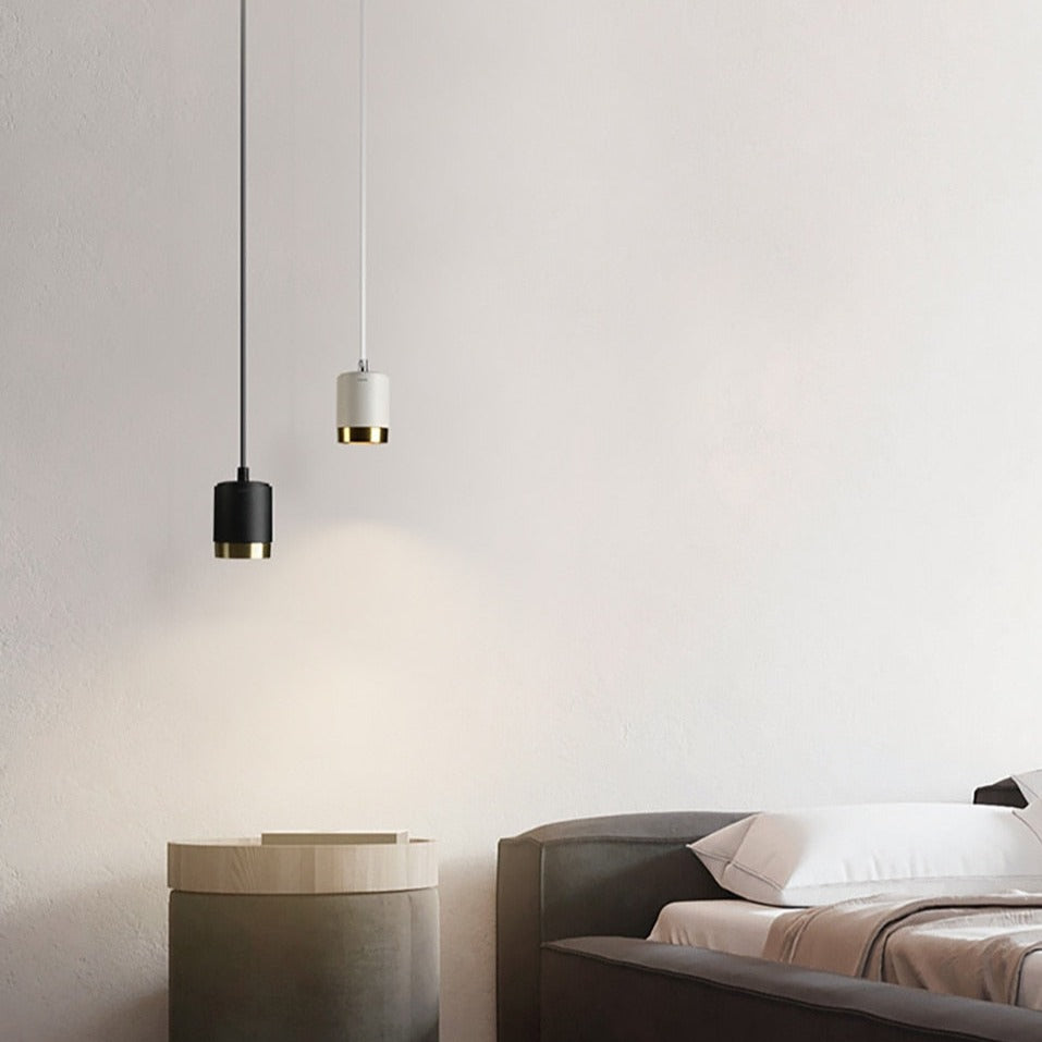 Suspension design LED avec touche doré Sheffield - vue 2 sur 7