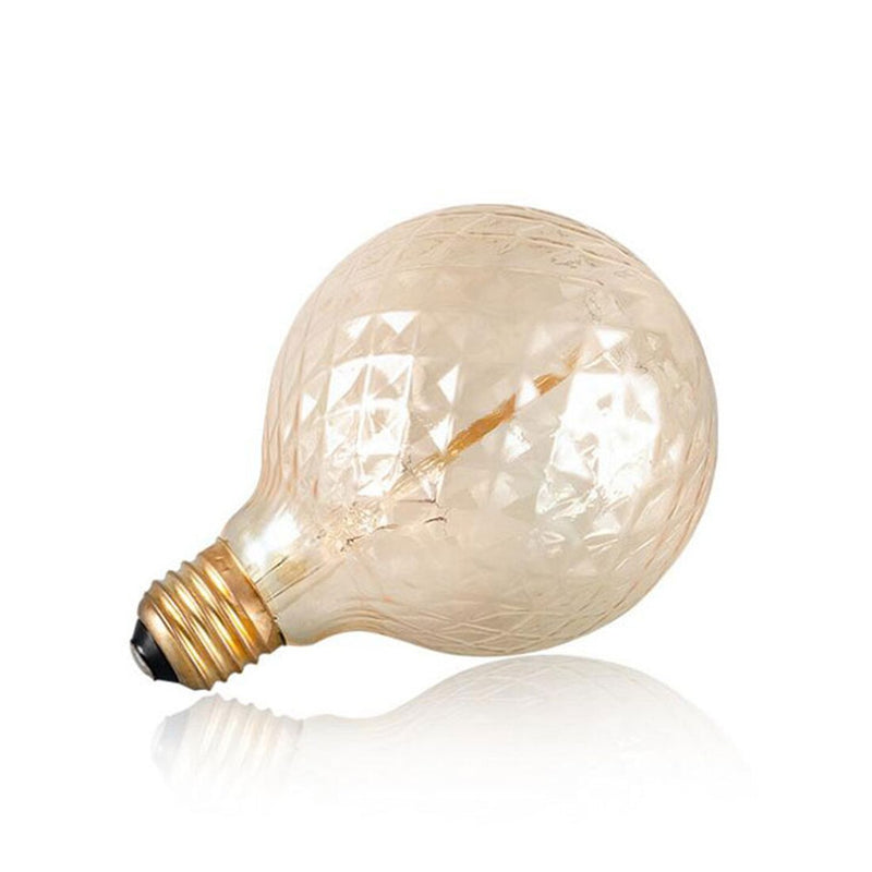 Ampoule globe déformé à incandescence filament vintage 40W Edison