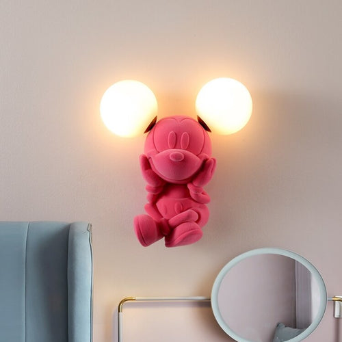 Applique murale moderne LED pour enfant Mickey - vue 4 sur 7