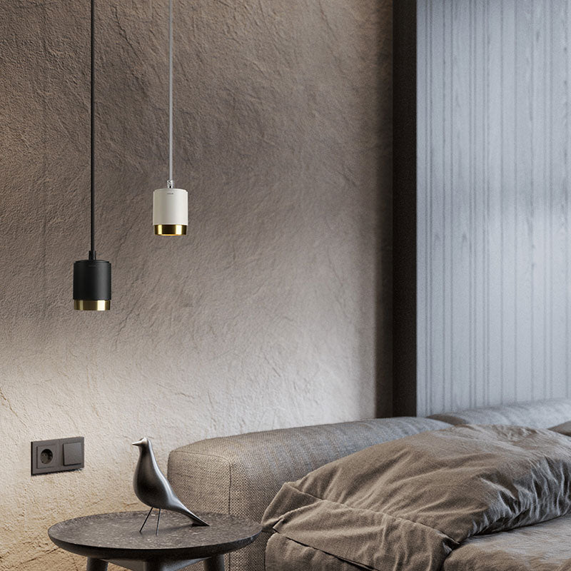 Suspension design LED avec touche doré Sheffield - vue 3 sur 7