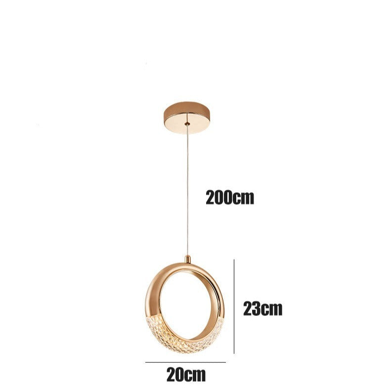 Lámpara de suspensión design LED de forma redonda de lujo Terry