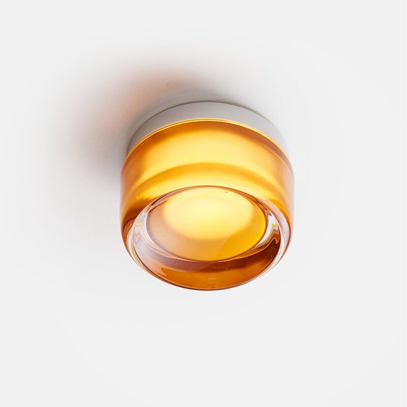 wall lamp Indoor round glass LED design mural
