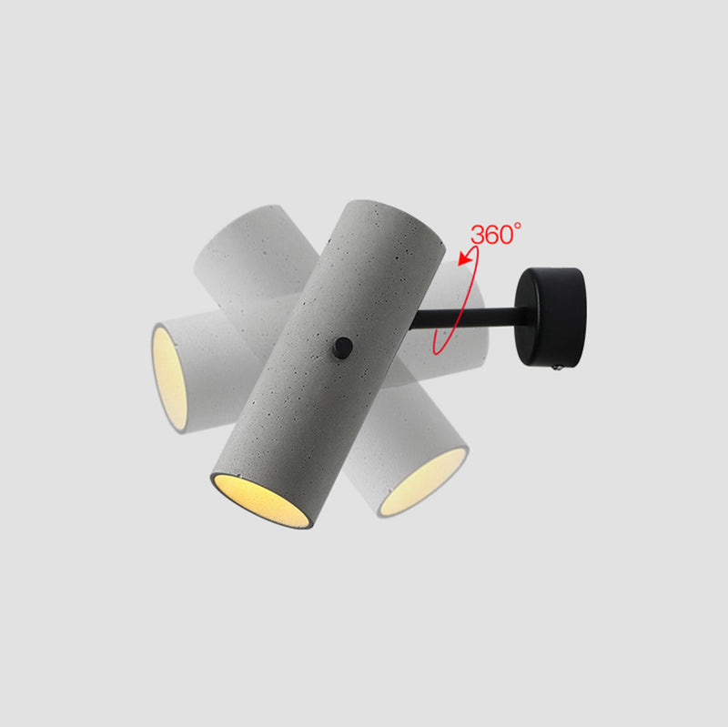 Spot moderne avec lumière rotative à 360 degrés Finnegan