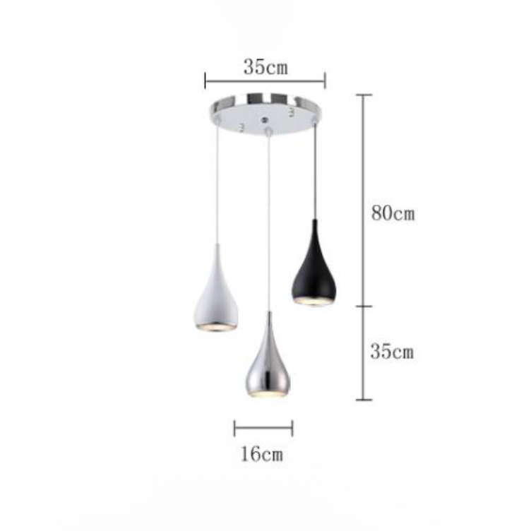 Lámpara de suspensión Mano LED moderna