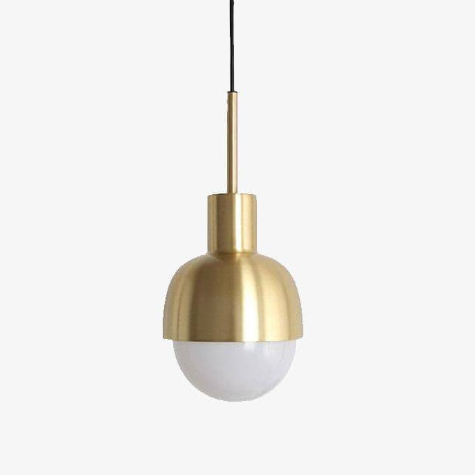 Lámpara de suspensión Medio balón de oro nórdico