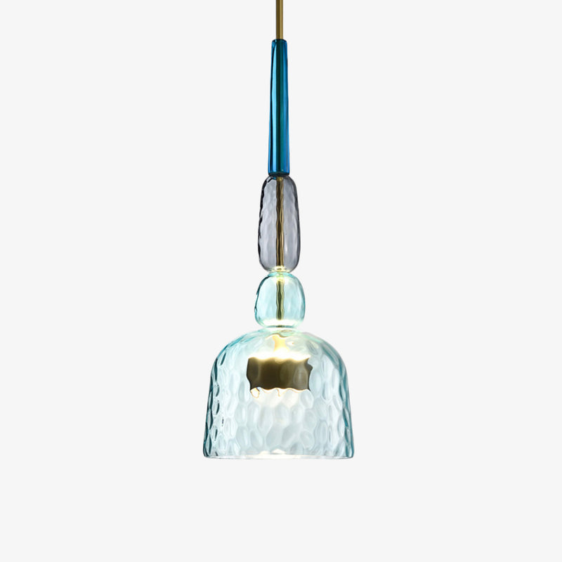 pendant light Illumy colored glass LED design