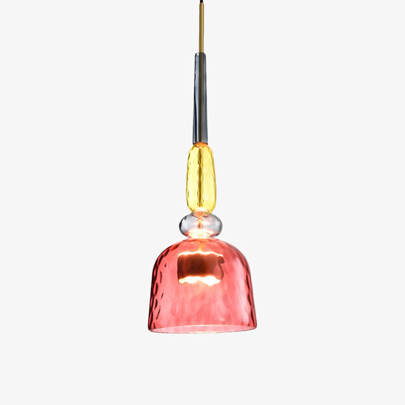 pendant light Illumy colored glass LED design