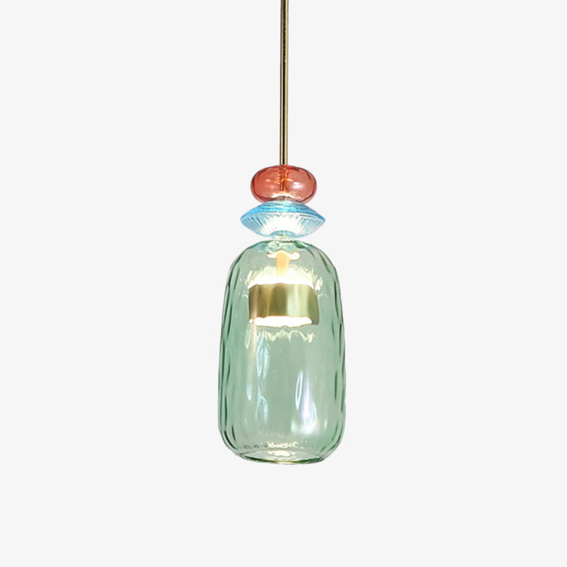 pendant light Illumy colored glass LED design