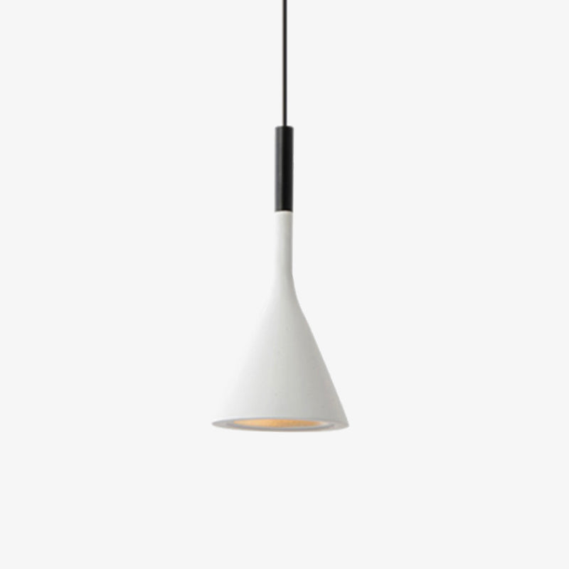 Cone Design pendant lamp in resin Nordic