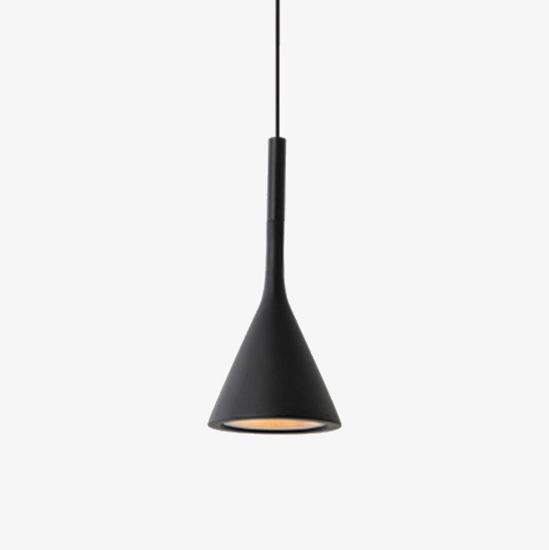 Cone Design pendant lamp in resin Nordic