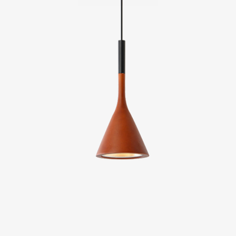 Cone Design pendant lamp in resin Nordic