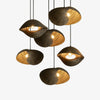 Suspension design coquillage en bambou