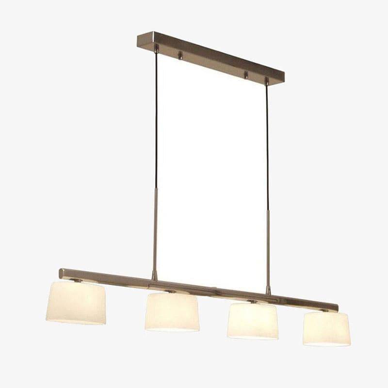 Suspension design LED avec plusieurs abat-jours blancs Coffee