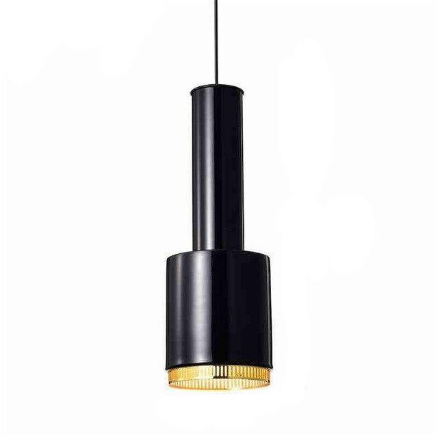 Suspension design LED en tube métal style Loft Industriel