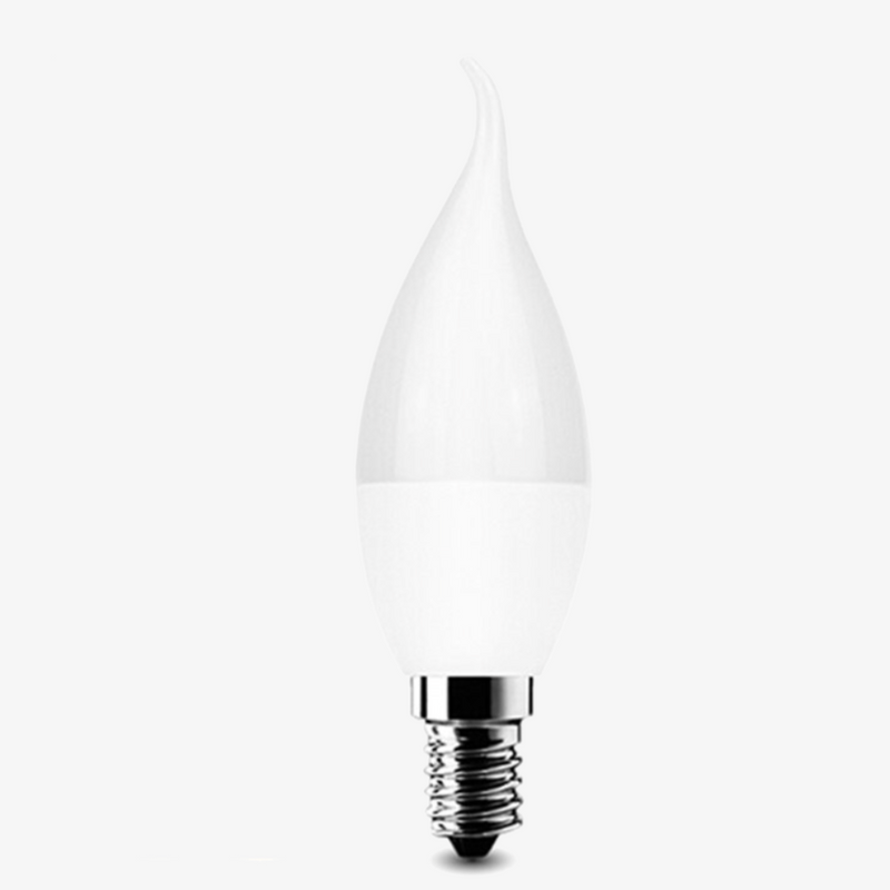 Bombilla LED E14 de 3 W con forma de llama