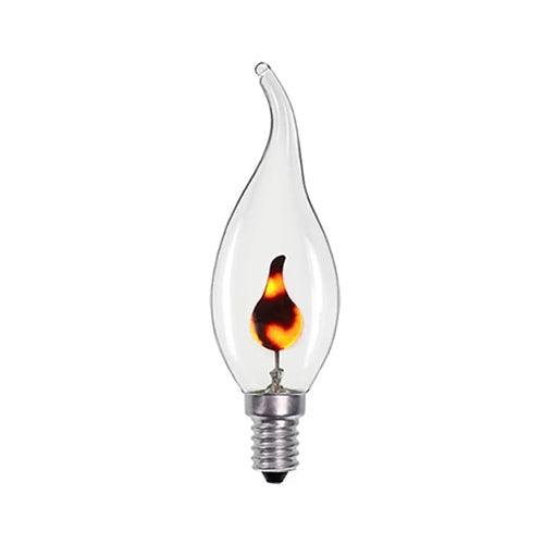 Ampoule E14 à LED de 3W en forme de flamme