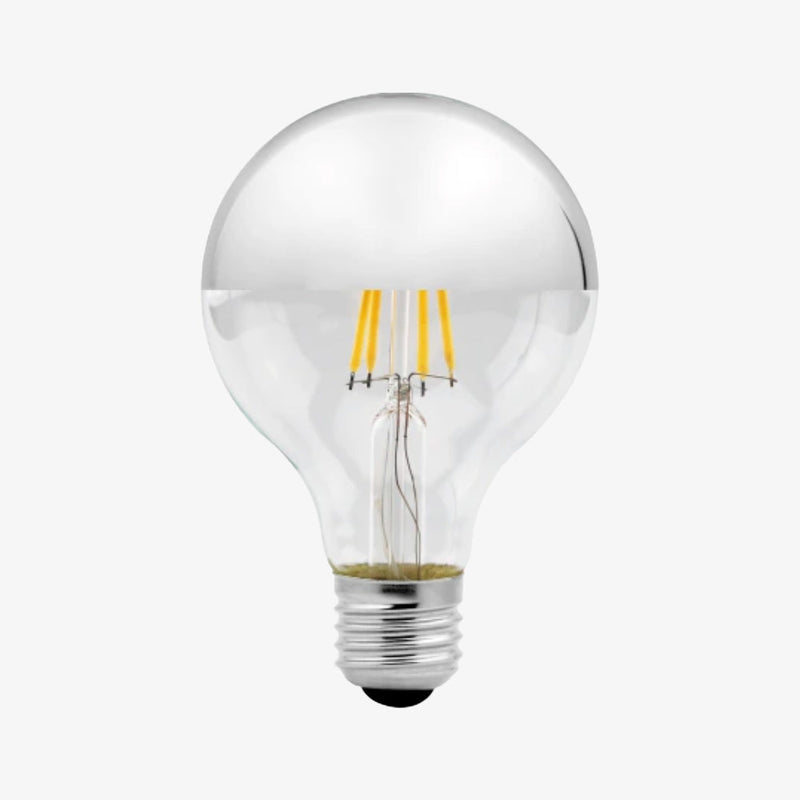 Ampoule E27 à LED A60 4W retro argenté