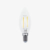 Ampoule LED ovale E14 à incandescence filament Edison