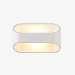 Applique design LED en aluminium blanc Sconce