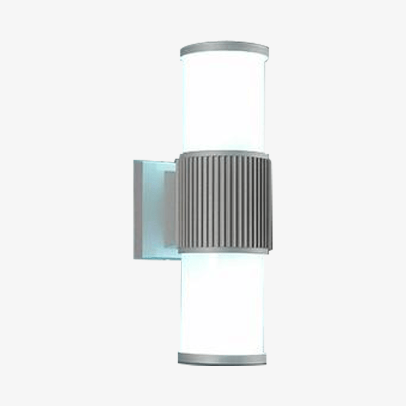 Applique extérieur LED cylindrique en aluminium