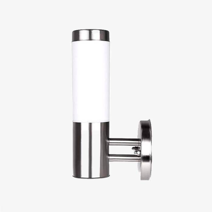 wall lamp outdoor LED design chrome Milky