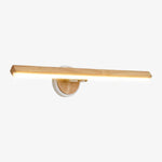 Applique LED à miroir en bois Botimi