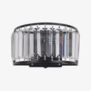 Applique LED demi-cercle en cristal Loft