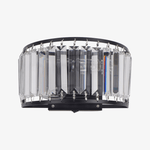 Applique LED demi-cercle en cristal Loft
