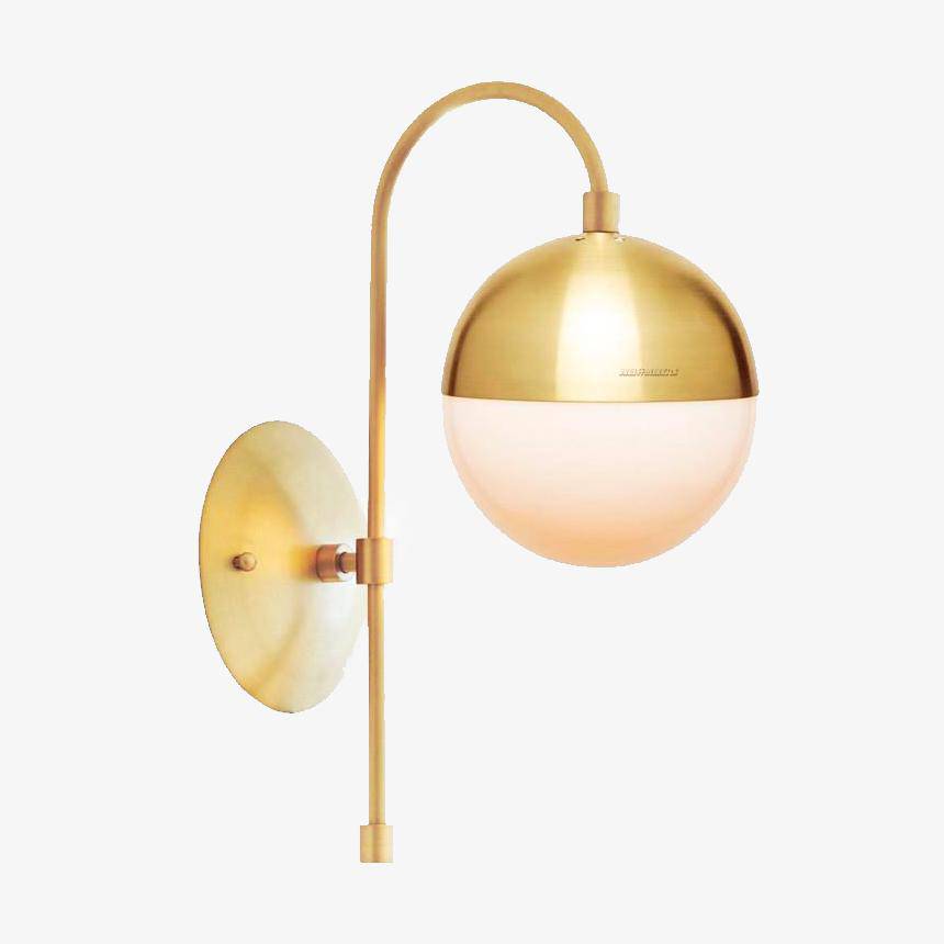 Applique moderne design LED doré Copper