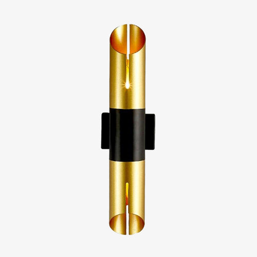 Applique murale à LED cylindrique doré Vera