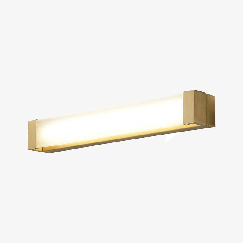 Applique murale à LED en métal doré pour miroir Luxury - vue 7 sur 8