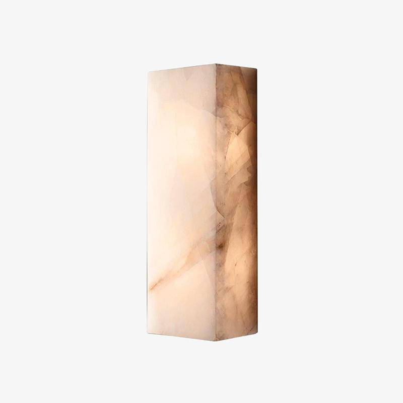 Lámpara de pared design con LED rectangular en mármol