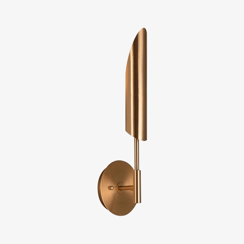 Applique murale design à LED tube Bronze