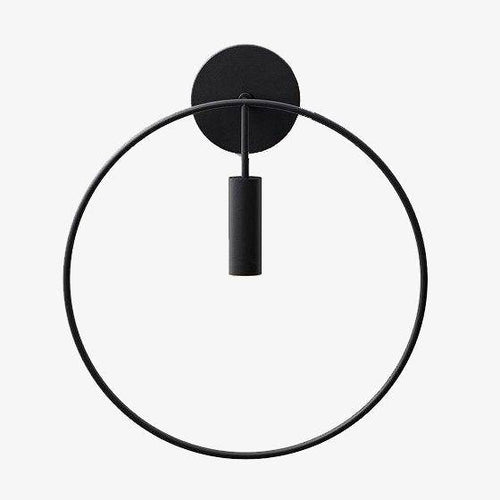 Applique murale design à spot et rond en métal Line