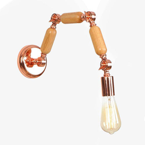 Applique murale design bras articulé rose gold Aisle