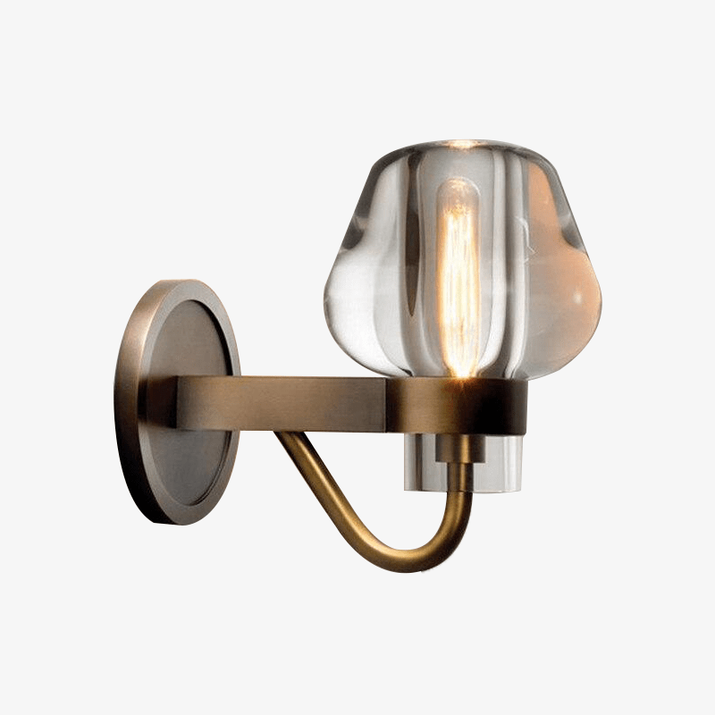 Lámpara de pared design LED con cristal estilo Sconce