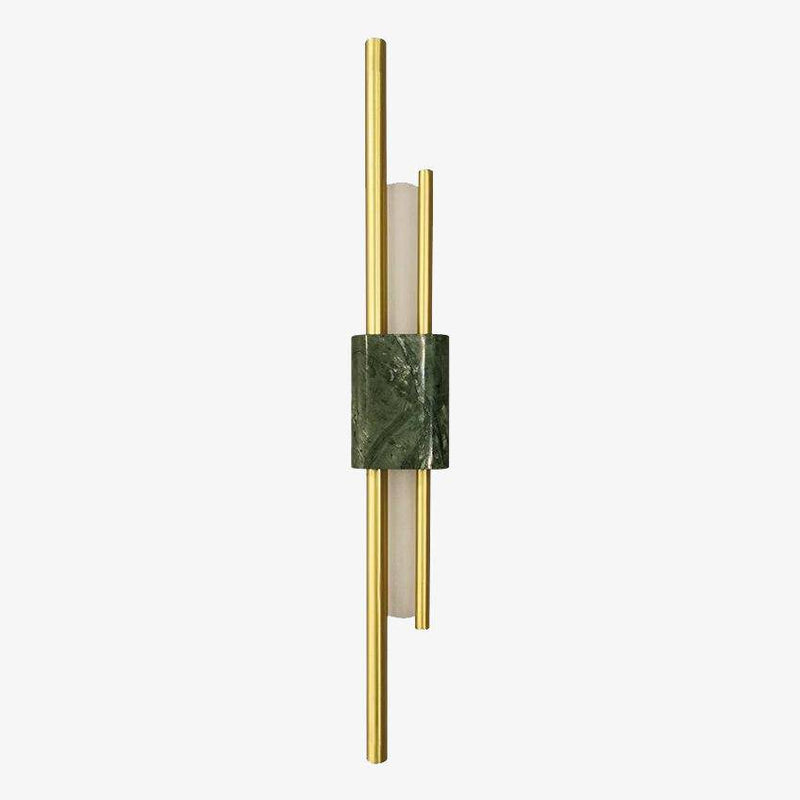 wall lamp LED design wall lamp in marble and gold tubes