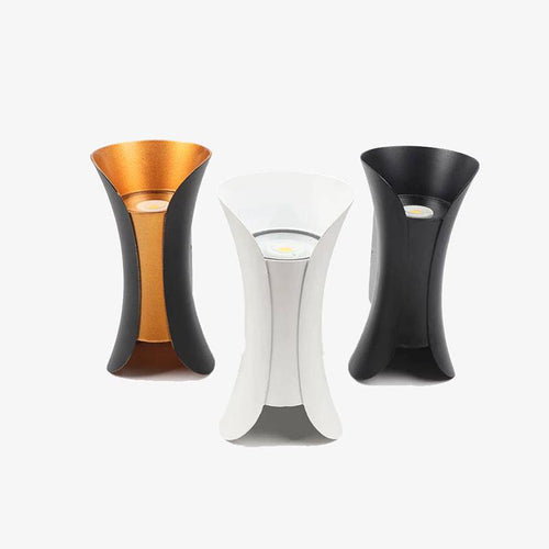 Applique murale design LED en métal aux formes arrondies Garden