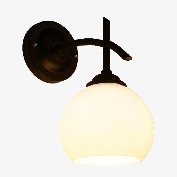 Applique murale LED avec abat-jour en verre Indoor