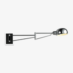 Applique murale LED chromé ajustable Sconce