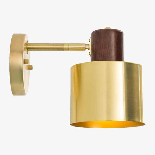 Applique murale LED en métal doré orientable - vue 2 sur 10
