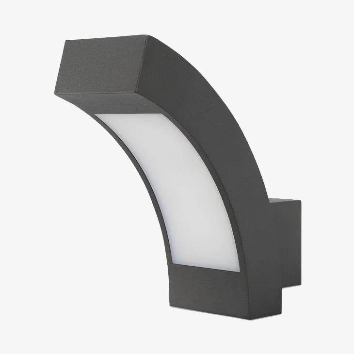 Applique murale LED extérieure waterproof arrondie - vue 2 sur 6