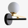 Applique murale LED or et noire Decor