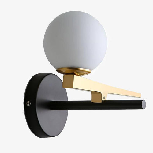 Applique murale LED or et noire Decor
