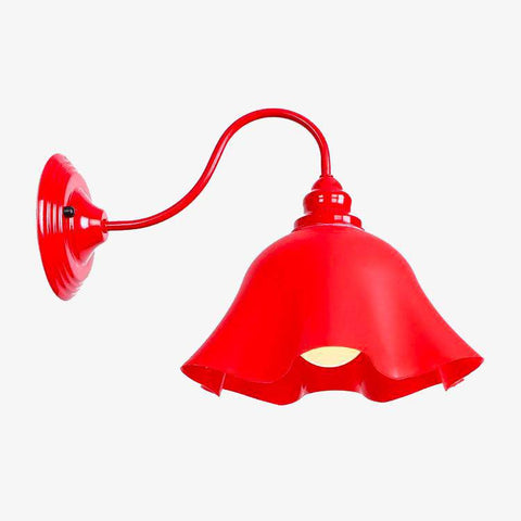 GURU SHOP Lampe Au Henné, Applique En Cuir/lampe Murale - Myra, Orange