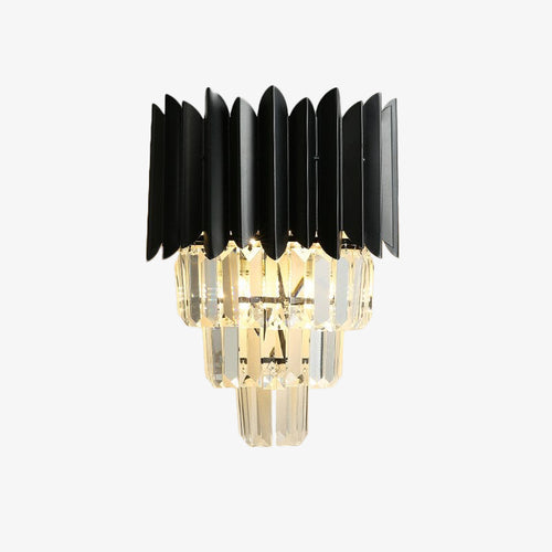 Applique murale moderne avec 4 niveaux de cristaux luxury Etto
