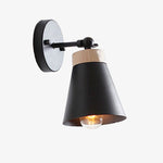 wall lamp modern wall with lampshade coloured conical Eddy