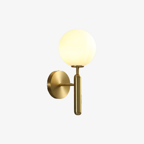 Applique murale moderne LED avec globe en verre Haizea