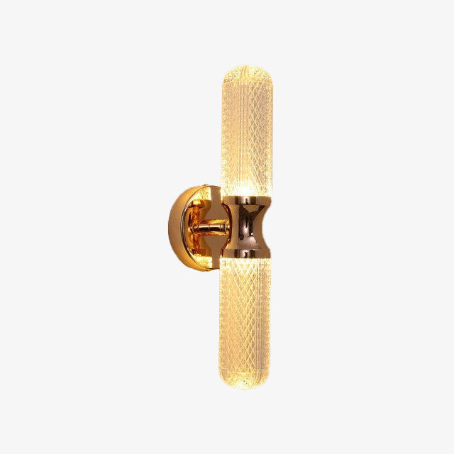 wall lamp modern LED wall in glass and gold details Ursa