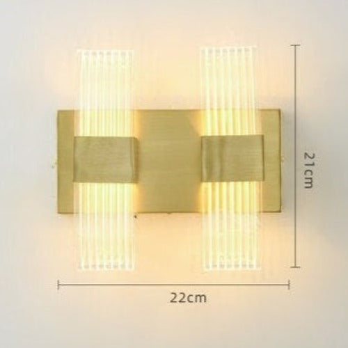 Moderno aplique LED lineal de lujo Tiziana